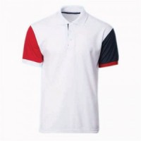 SKP016 Order POLO shirts for men and women to make sports Polo shirts Polo shirt factory stitching sleeve color detail view-1
